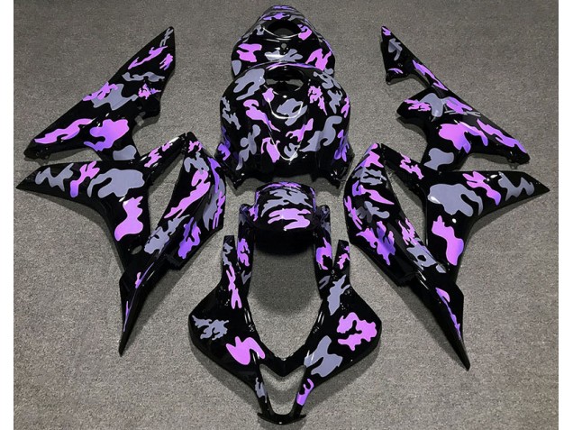 07-08 Purple and Grey Camouflage CBR600RR Fairings