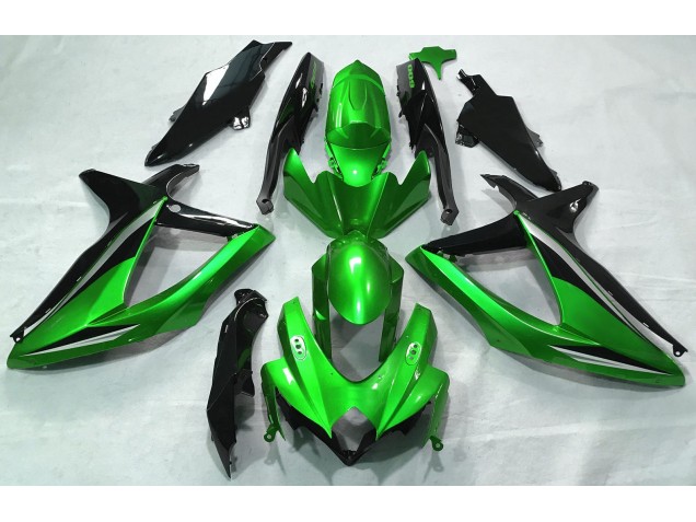 08-10 Gloss Green GSXR 600-750 Fairings