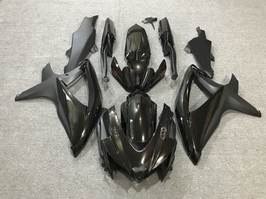 08-10 Gloss / Matte Black GSXR 600-750 Fairings