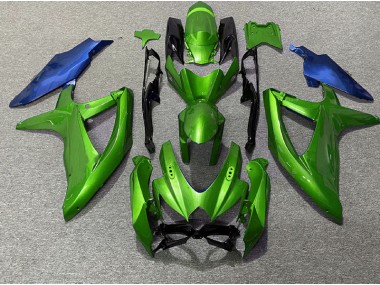 08-10 Green and Blue GSXR 600-750 Fairings