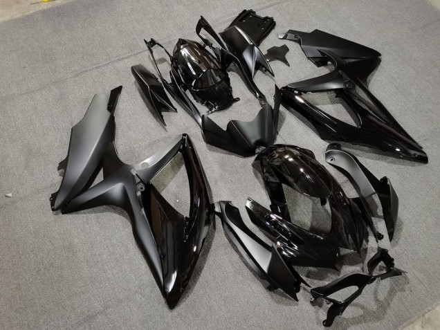 08-10 Matte Black GSXR 600-750 Fairings