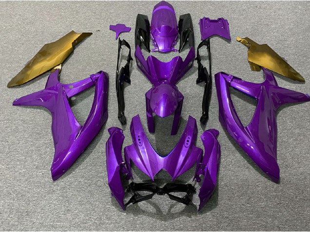 08-10 Purple and Gold GSXR 600-750 Fairings