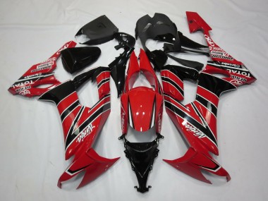 08-10 Red Black ZX10R Fairings