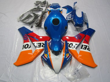 08-11 Blue Repsol & Red CBR1000RR Fairings