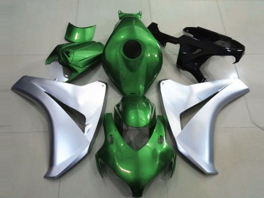 08-11 Gloss Green and Silver CBR1000RR Fairings