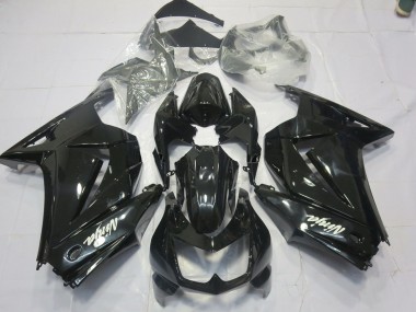 08-12 Black Gloss Ninja 250 Fairings