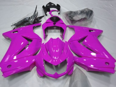 08-12 Gloss Pink Ninja 250 Fairings