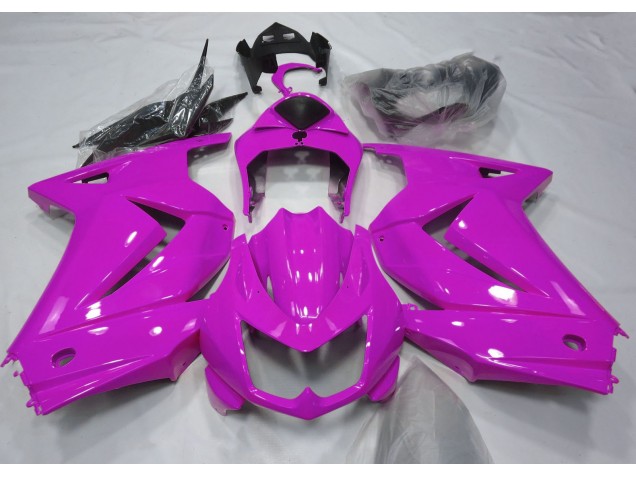 08-12 Gloss Pink Ninja 250 Fairings