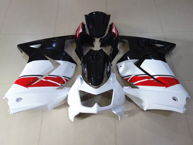 08-12 Red black and White Ninja 250 Fairings