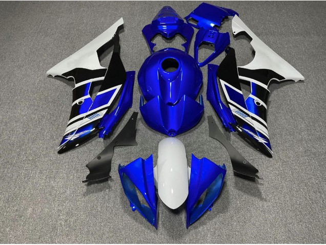 08-16 Blue Black and White OEM Style R6 Fairings