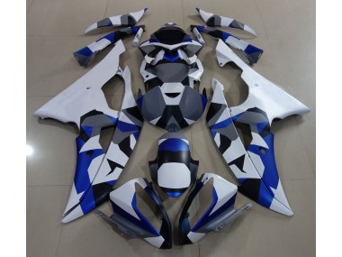 08-16 Blue Snow Camo R6 Fairings