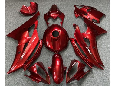 08-16 Candy Red R6 Fairings