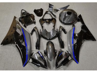 08-16 Carbon Fiber & Blue R6 Fairings