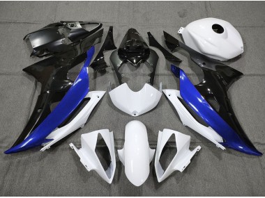 08-16 Custom Blue Black and White R6 Fairings