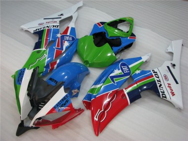 08-16 Green Fiat R6 Fairings