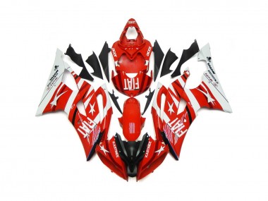 08-16 Red and White with Stars R6 Fairings