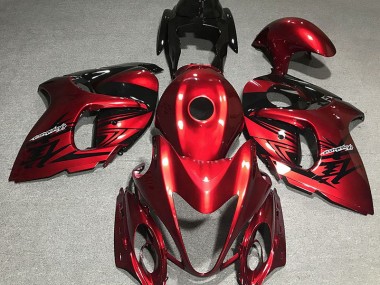 08-20 Deep Red GSXR 1300 Hayabusa Fairings