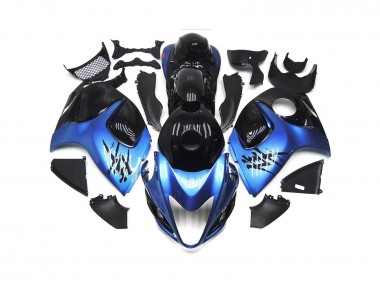 08-20 Deep blue with Black Custom GSXR 1300 Hayabusa Fairings