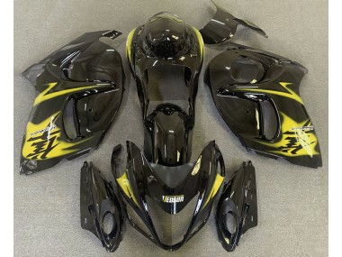 08-20 Gloss Black & Yellow GSXR 1300 Hayabusa Fairings