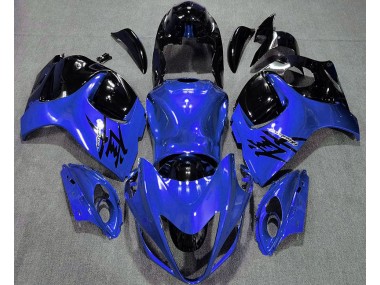 08-20 Gloss Blue and Black GSXR 1300 Hayabusa Fairings