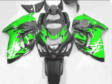 08-20 Green and Grey GSXR 1300 Hayabusa Fairings