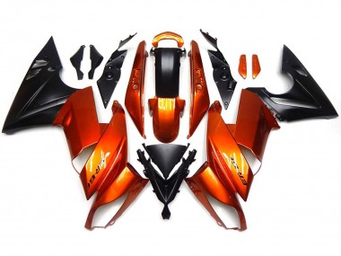 09-11 Burnt Orange Ninja 650R Fairings