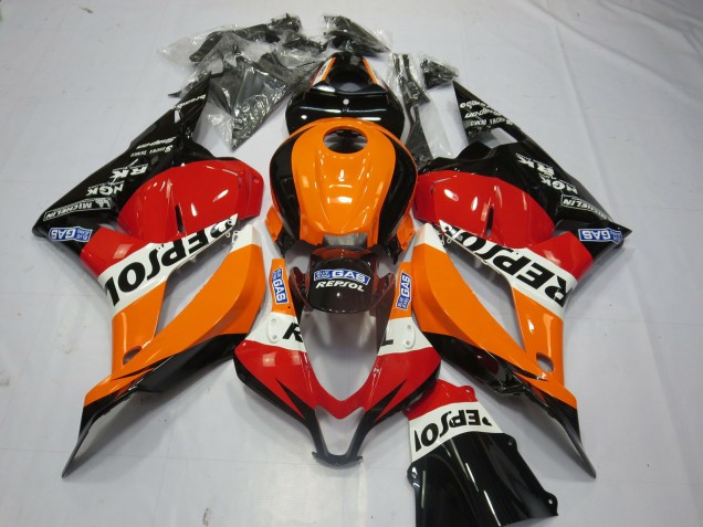 09-12 Black Repsol CBR600RR Fairings