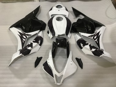 09-12 Black / White Custom CBR600RR Fairings