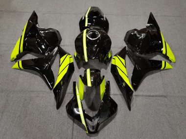 09-12 Custom High Viz Stripe CBR600RR Fairings