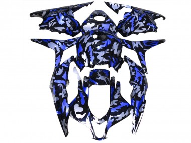 09-12 Dark Blue Snow Camo CBR600RR Fairings