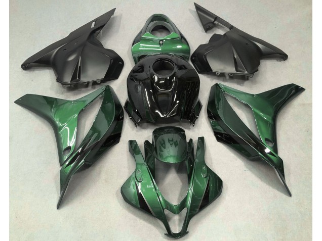 09-12 Deep Green with Black CBR600RR Fairings