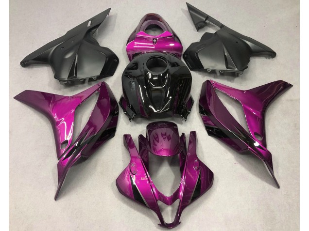 09-12 Deep Pink with Black CBR600RR Fairings