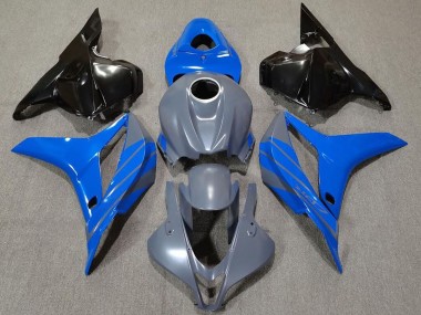 09-12 Double Blue on Grey CBR600RR Fairings