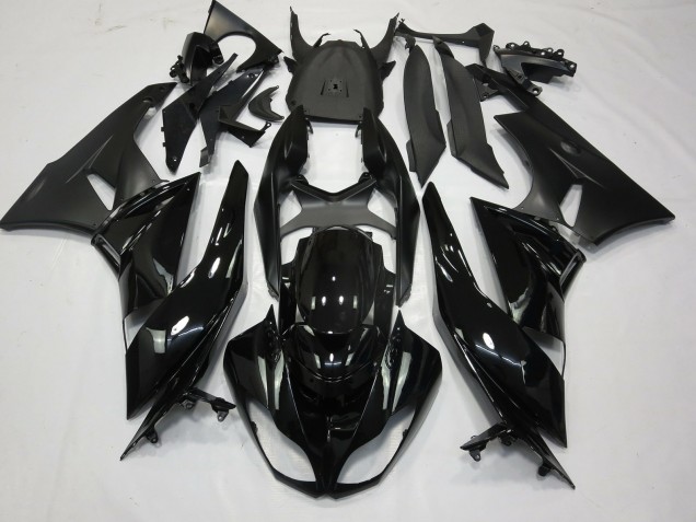 09-12 Gloss Black Matte ZX6R Fairings