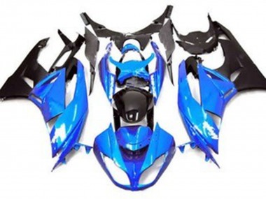 09-12 Gloss Blue Style ZX6R Fairings