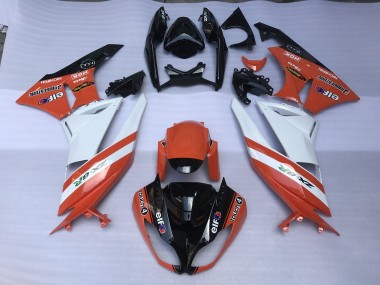 09-12 Gloss Orange & Logos ZX6R Fairings