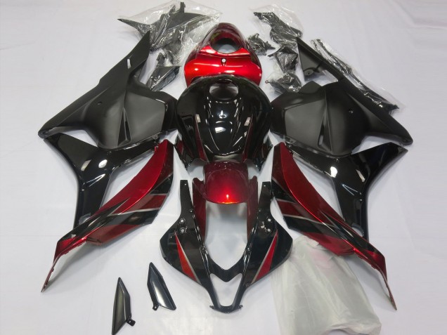 09-12 Gloss Red and Black CBR600RR Fairings