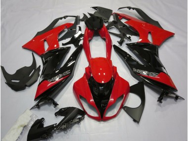 09-12 Gloss Red and Black ZX6R Fairings