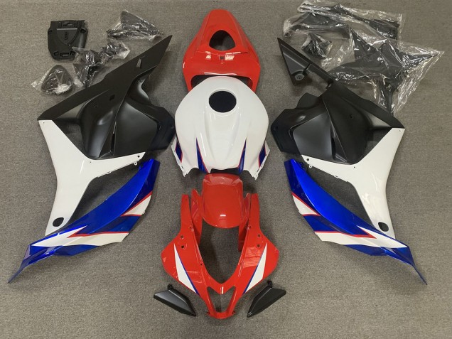 09-12 Gloss Red blue and White CBR600RR Fairings