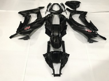 09-12 Metallic Black ZX6R Fairings