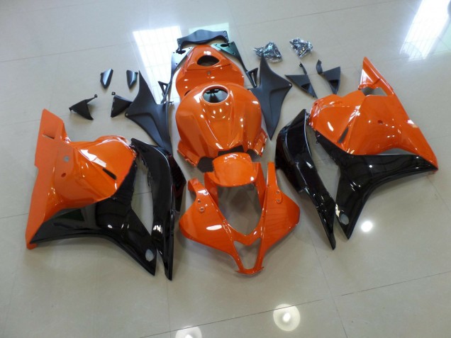 09-12 Orange and Black CBR600RR Fairings