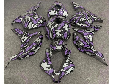 09-12 Purple and Silver Camo CBR600RR Fairings