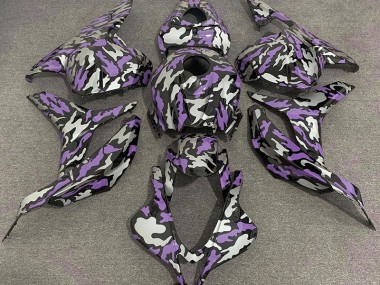 09-12 Purple and Silver Camo CBR600RR Fairings