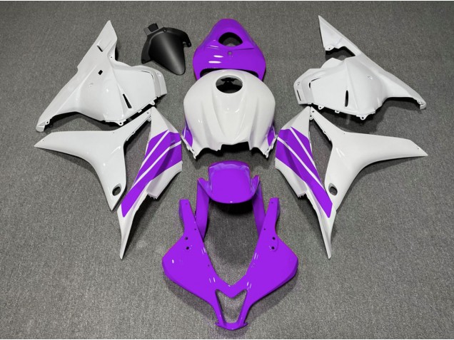 09-12 Purple and White Side Stripe CBR600RR Fairings