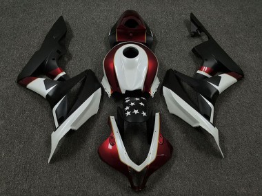 09-12 Racing Red and Black CBR600RR Fairings