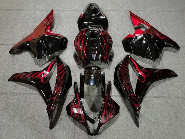 09-12 Red Flame CBR600RR Fairings