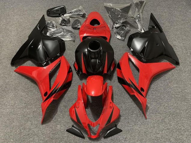 09-12 Red and Matte Black CBR600RR Fairings