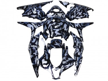 09-12 Silver Snow Camo CBR600RR Fairings