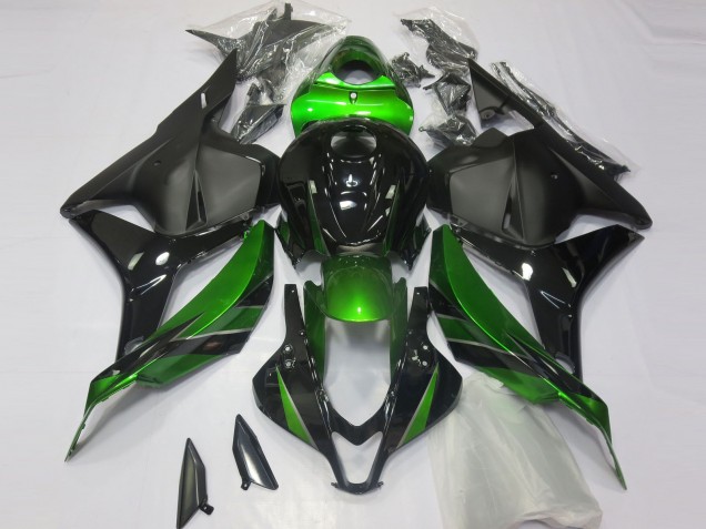 09-12 Special Green Matte Black CBR600RR Fairings