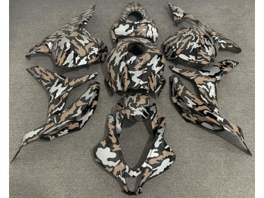 09-12 Tan and Silver Camo CBR600RR Fairings